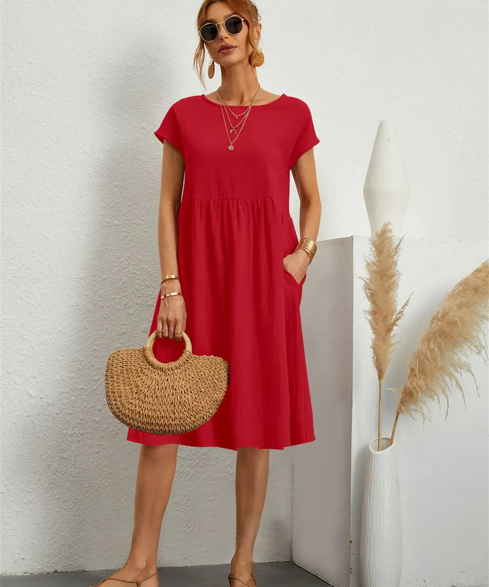 Mira - Casual Pocket Dress