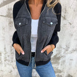 Zoe - Denim Hooded Jacket