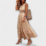 Lola - Maxi ruha boho csipkével