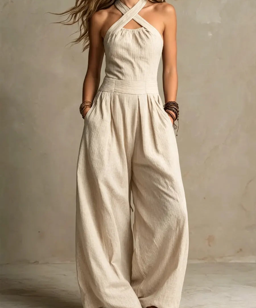 Vivienne | Elegáns Széles-Lábú Overall