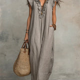 Amelia | Vestido Largo Bohemio Fluido