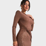 Vesna - Fényes Maxi Ruha