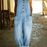 Saylor - Vintage Mosott Pamut Farmer Overall
