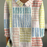 Daisy - Colorblock Dash Blouse